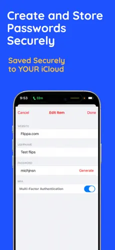 Create and store passwords securely in Finger Vault